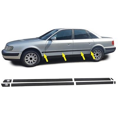 Set 8 Pezzi Profili Decorativi per Audi 100 C4 1990-1994