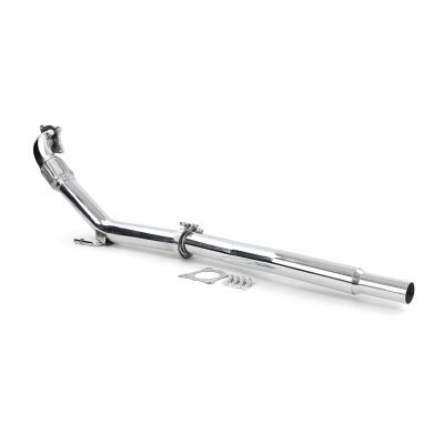 Rennsport Acciaio Inox Downpipe per Audi A3 8P TT 8J VW Golf 5 6 Jetta 1KM