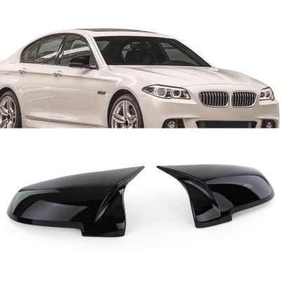 Copertura Specchietti Neri Lucidi per BMW F10 F11 F06 F12 F13 F01 F02