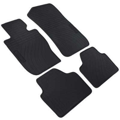 Set Tappetini in Gomma Neri Premium per BMW X1 E84 09-15