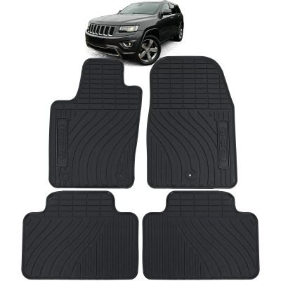 Tappetini in Gomma Neri Premium Set per Jeep Grand Cherokee WK2 10-21