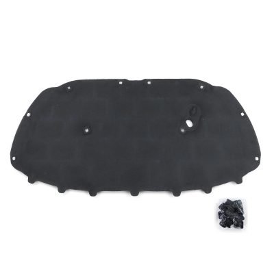 Insonorizzante Cofano con Clip per Volkswagen Polo 6R 2009-2014, Nero