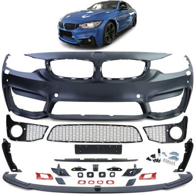 Paraurti Sportivo con Spoilerlippe Opaco per BMW Serie 4 F32 F33 F36 (2013+)