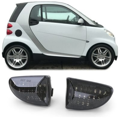 Frecce LED Nere per Smart Fortwo Cabrio Coupe 451 2007-2015 E-Prüfzeichen