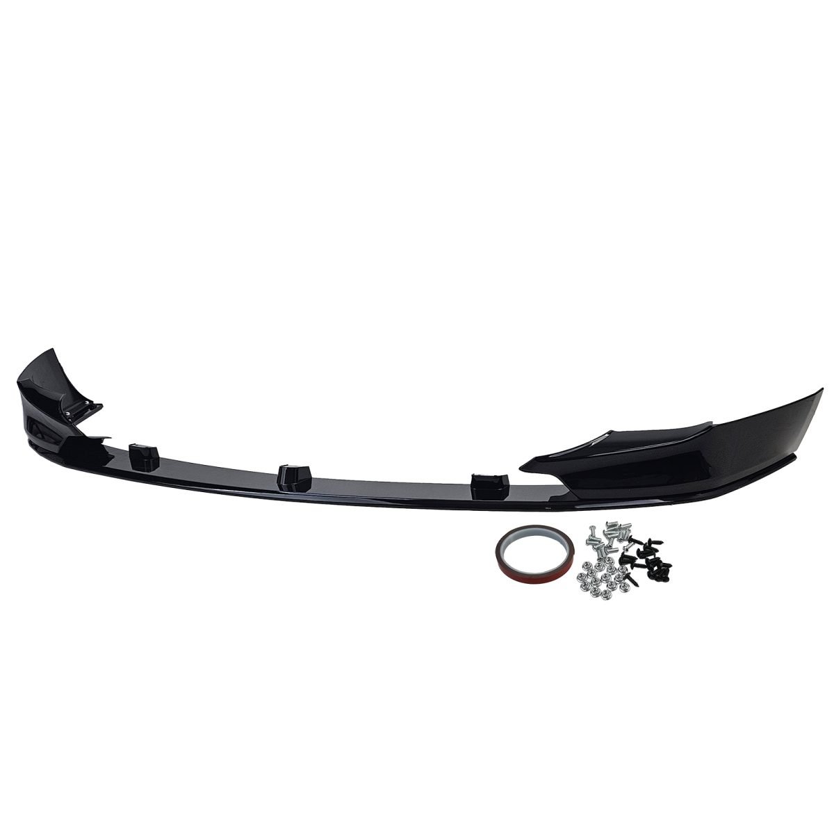 Spoiler Anteriore Nero Lucido per BMW Serie 5 E60 E61 2003-2010