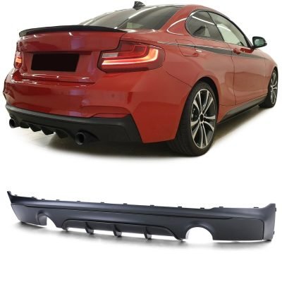 Diffusore Posteriore Performance Nero Opaco per BMW Serie 2 F22 F23 228i M235I