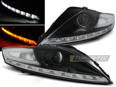Ford Mondeo 07-10 Indicatori LED Neri Daylight Anteriori per Berlina e Station
