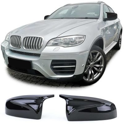 Copertura Specchietti Sportivi Nero Lucido per BMW X5 E70 e X6 E71 (2006-2013)