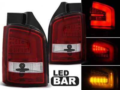 LED Bar Fanali Posteriori Rosso Bianco per Volkswagen T5 (04.10-15) - Fanali
