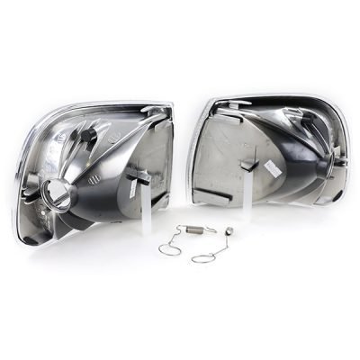 Frecce Vetro Trasparente Nere per Volkswagen Bus T4 Multivan Caravelle Dal 96