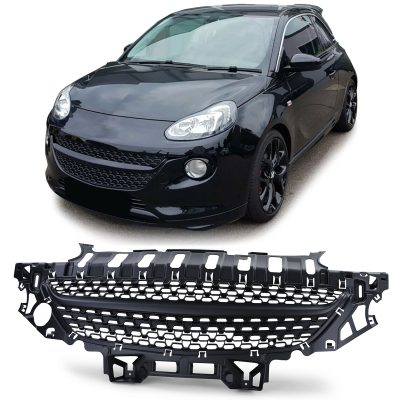 Griglia Sportiva Nera per Opel Adam 2012-2019 Senza Emblema