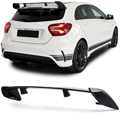 Spoiler Posteriore Nero Lucido per Mercedes Classe A W176 Dal 12