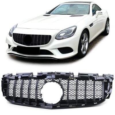 Griglia Sportiva Nera Lucida per Mercedes SLC R172 2016-2021