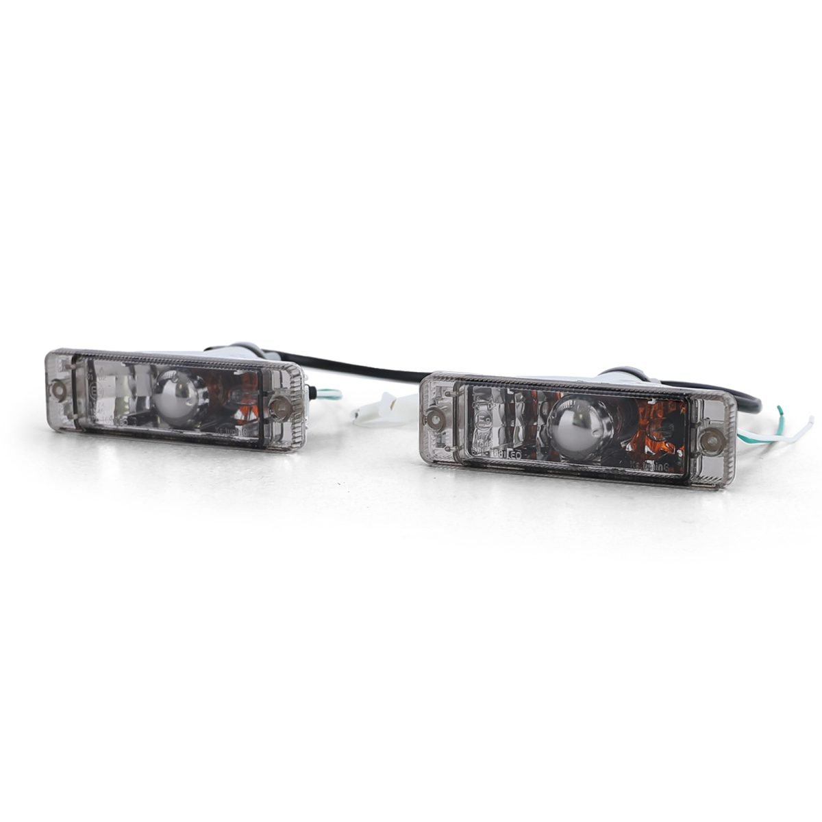Frecce con Standlight Nero Fumé per VW Golf 1 2 Jetta 1 2 Polo 86c