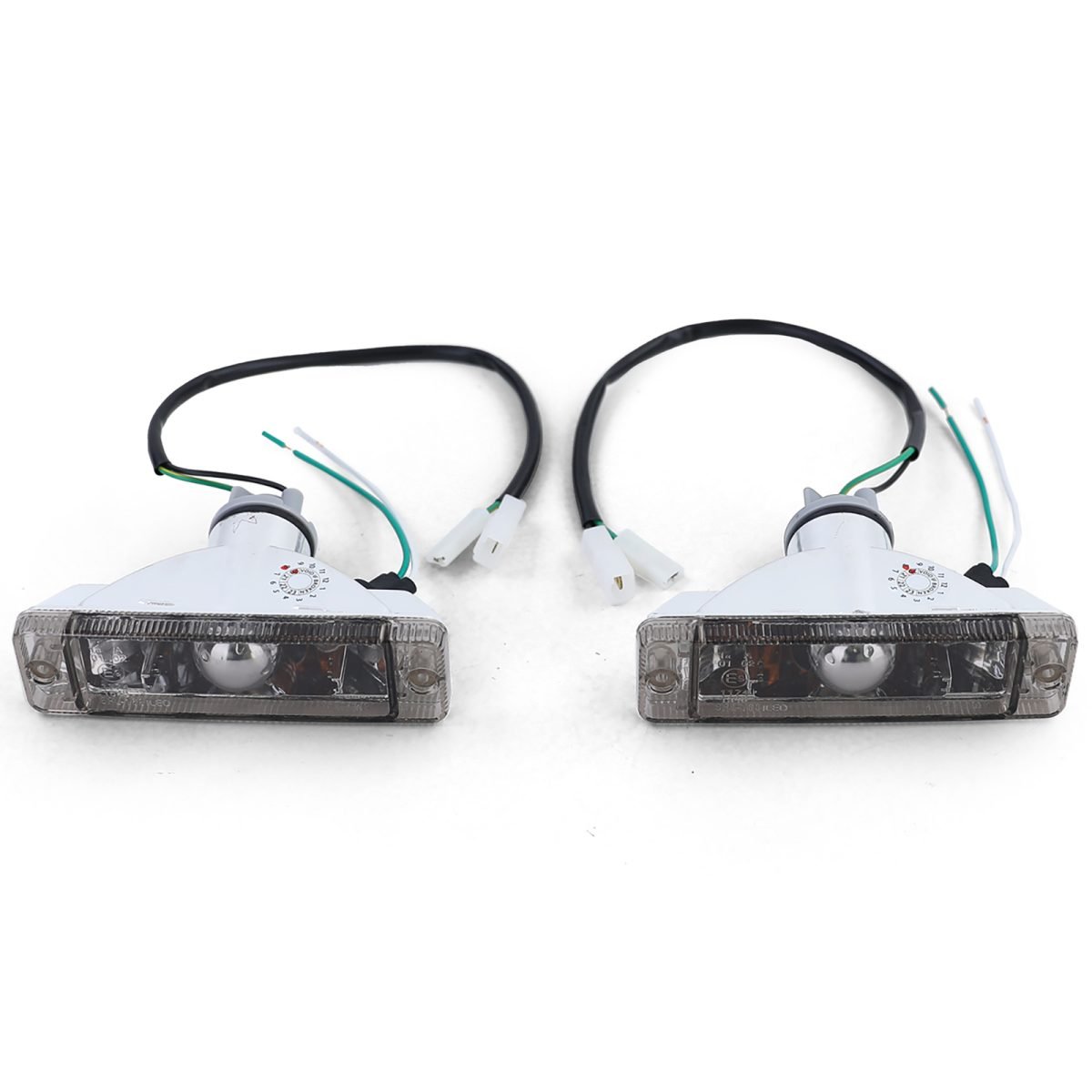 Frecce con Standlight Nero Fumé per VW Golf 1 2 Jetta 1 2 Polo 86c