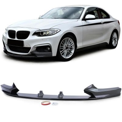Spoiler Anteriore Performance Effetto Carbonio per BMW Serie 2 F22 F23