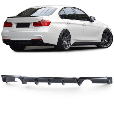 Diffusore Posteriore Performance Nero Lucido per BMW Serie 3 F30 F31 335i 340i