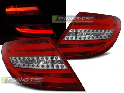 LED Bar Fanali Posteriori Rosso Bianco per Mercedes Classe C W204 Berlina 07-10