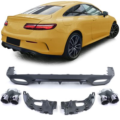 Diffusore Posteriore per Mercedes Classe E C238 Coupe Cabrio 2017-2023