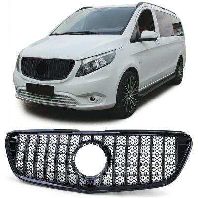 Griglia Sportiva Nera Lucida per Mercedes Vito W447 2014-2019