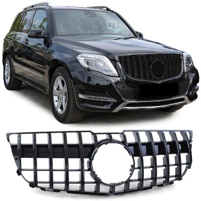 Griglia Anteriore Nera Lucida per Mercedes GLK X204 Facelift 12-15