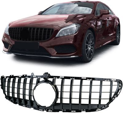 Griglia Sportiva Nera Lucida per Mercedes CLS C218 X218 Facelift 14-18