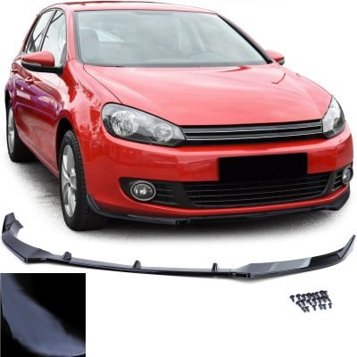 Spoiler Anteriore Sport Performance Nero Lucido per Volkswagen Golf 6