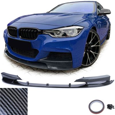 Spoiler Anteriore Effetto Carbonio per BMW Serie 3 F30 F31 11-19