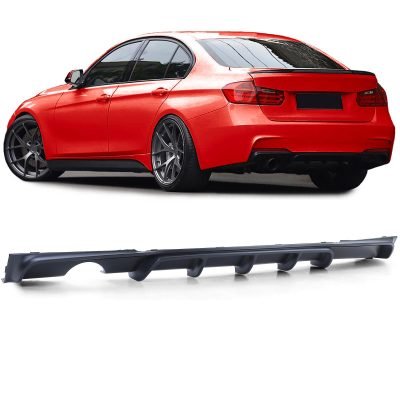 Diffusore Posteriore Performance Nero Opaco per BMW Serie 3 F30 F31 316 318 320