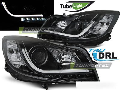 Opel Insignia 08-12 Luci Tubolari Nere per Esterni Auto Accessorio Tuning