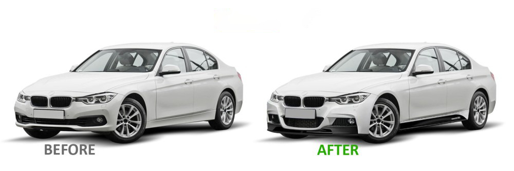 Anteriore Paraurti Performance Style PDC per BMW Serie 3 F30 (2011-2018)
