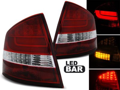 LED Bar Fanali Posteriori Rosso Bianco per Škoda Octavia II Berlina (2004-2012)