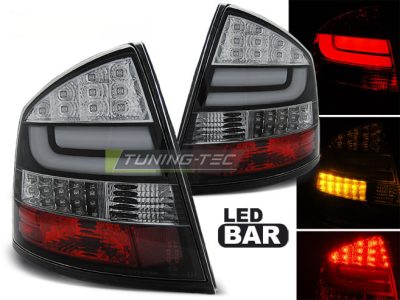 LED Bar Fanali Posteriori Nero per Škoda Octavia II Berlina (2004-2012)