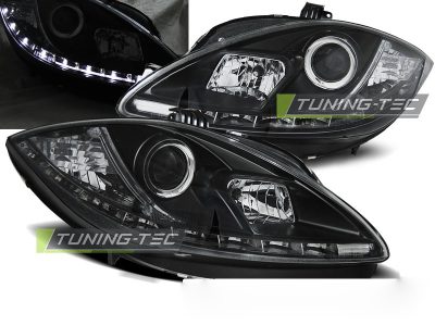 Fari Daylight Nero per Seat Leon Altea (2009-2012) - Fanali Anteriori