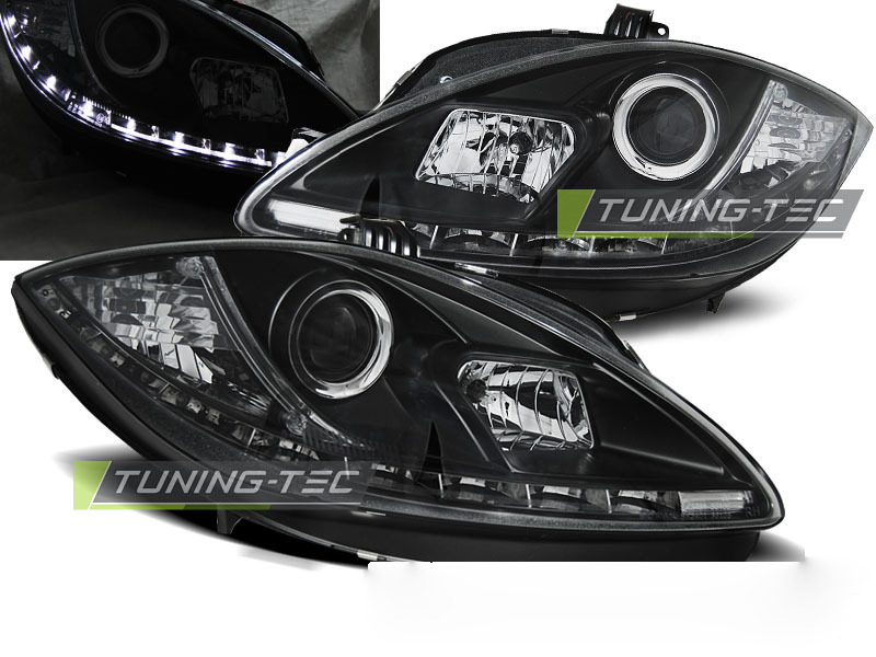 Fari Daylight Nero per Seat Leon Altea (2009-2012) - Fanali Anteriori