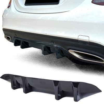 Diffusore Posteriore Sportivo per Mercedes C W205 S205 AMG-Line 2018-2021