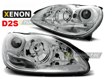 Xenon Fari Cromato per Mercedes W220 Classe S (10.02-05.05)