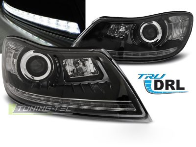 Fari True DRL Nero per Škoda Octavia (2009-2012) Luci Diurne