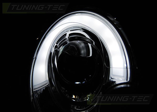 Fari Tube Luce Cromo per BMW MINI (COOPER) 06-14