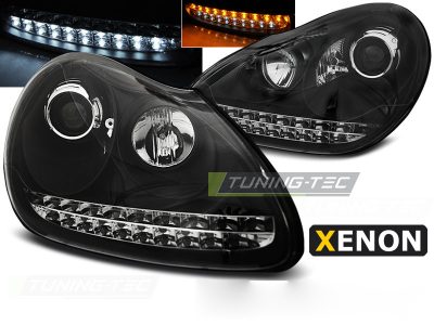Xenon Fari Daylight Nero per Porsche Cayenne (2002-2006)