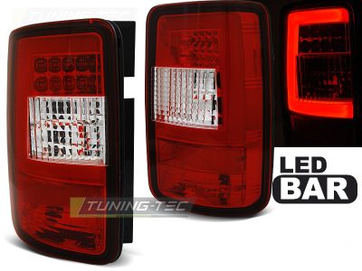 LED Bar Fanali Posteriori Rosso Bianco per Volkswagen Caddy (03-03.14) Fanali