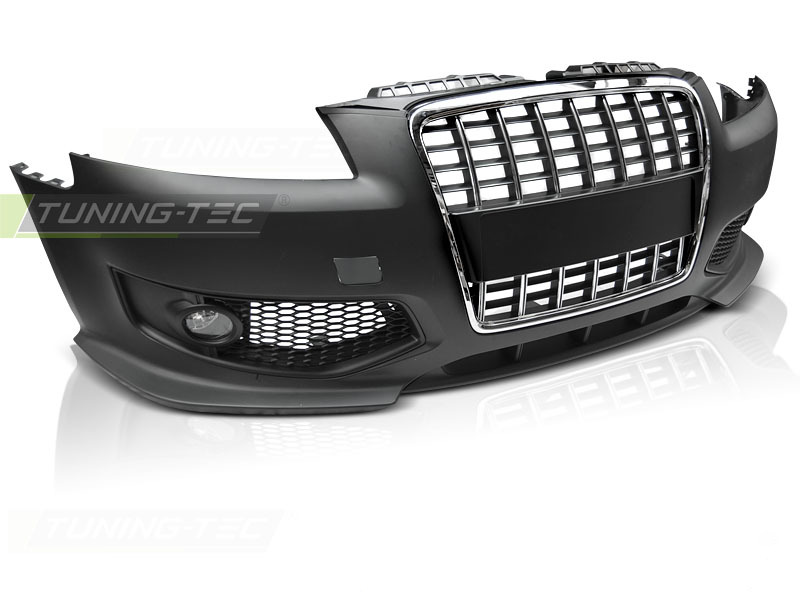 Anteriore Paraurti Sport Cromato Nero per Audi A3 (06.05-04.08) Paraurti