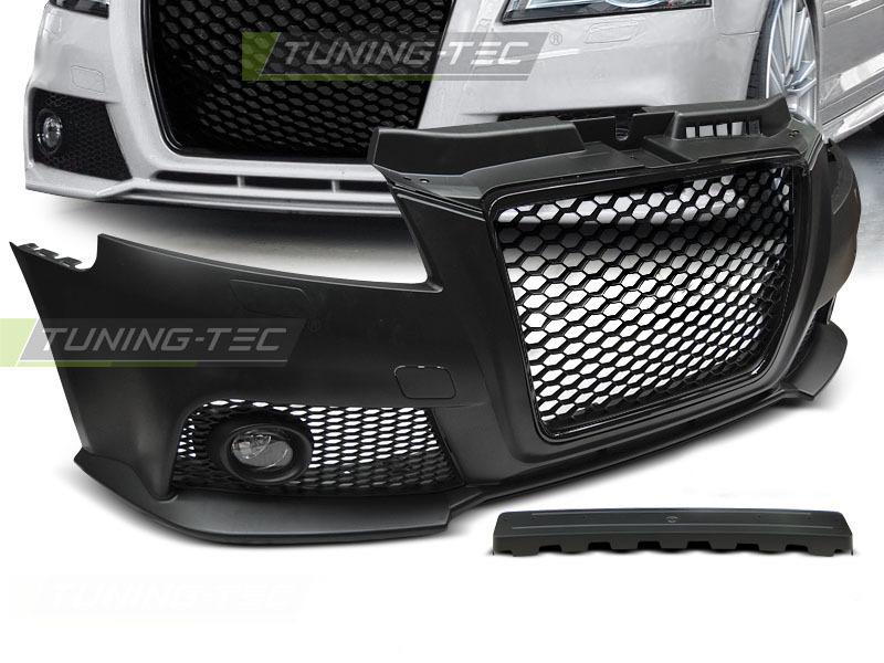 Anteriore Paraurti Sport Nero per Audi A3 (2008-2012) - Paraurti Anteriore