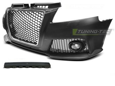 Anteriore Paraurti Sport Cromato Nero per Audi A3 (2008-2012) Paraurti Sportivo