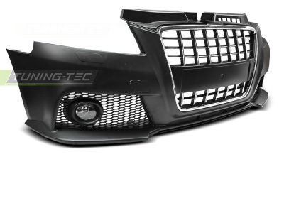 Anteriore Paraurti Sport Cromato Nero per Audi A3 (2008-2012) Paraurti Sportivo