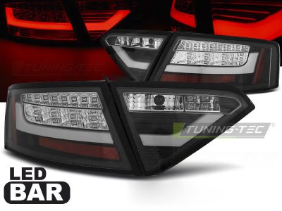LED Bar Fanali Posteriori Nero per Audi A5 (07-06.11) - Fanali Posteriori Neri