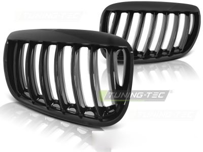 Griglia Nero Lucido per BMW X5 E53 (2004-2006) - Griglia Sportiva Anteriore