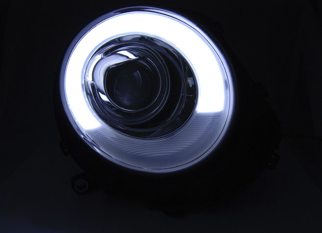 Fari Tube Lightl Nero per BMW MINI Cooper (2006-2014) Fanali Neri