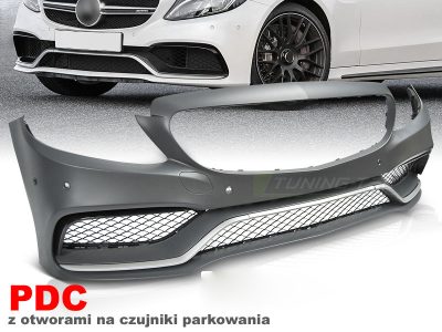 Anteriore Paraurti Sport PDC per Mercedes W205 (2014-2018) Paraurti Sportivo