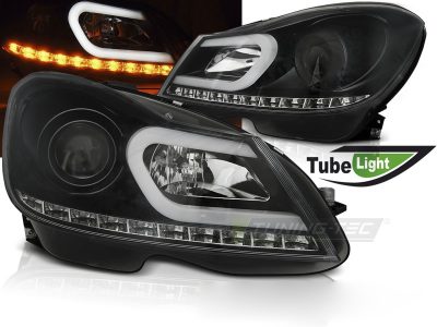 Fari Tube Luce Nera per Mercedes W204 (2011-2014) - Fanali Anteriori